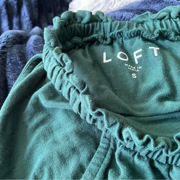 LOFT Dark Green Halter Tank Top - Picture 5 of 5